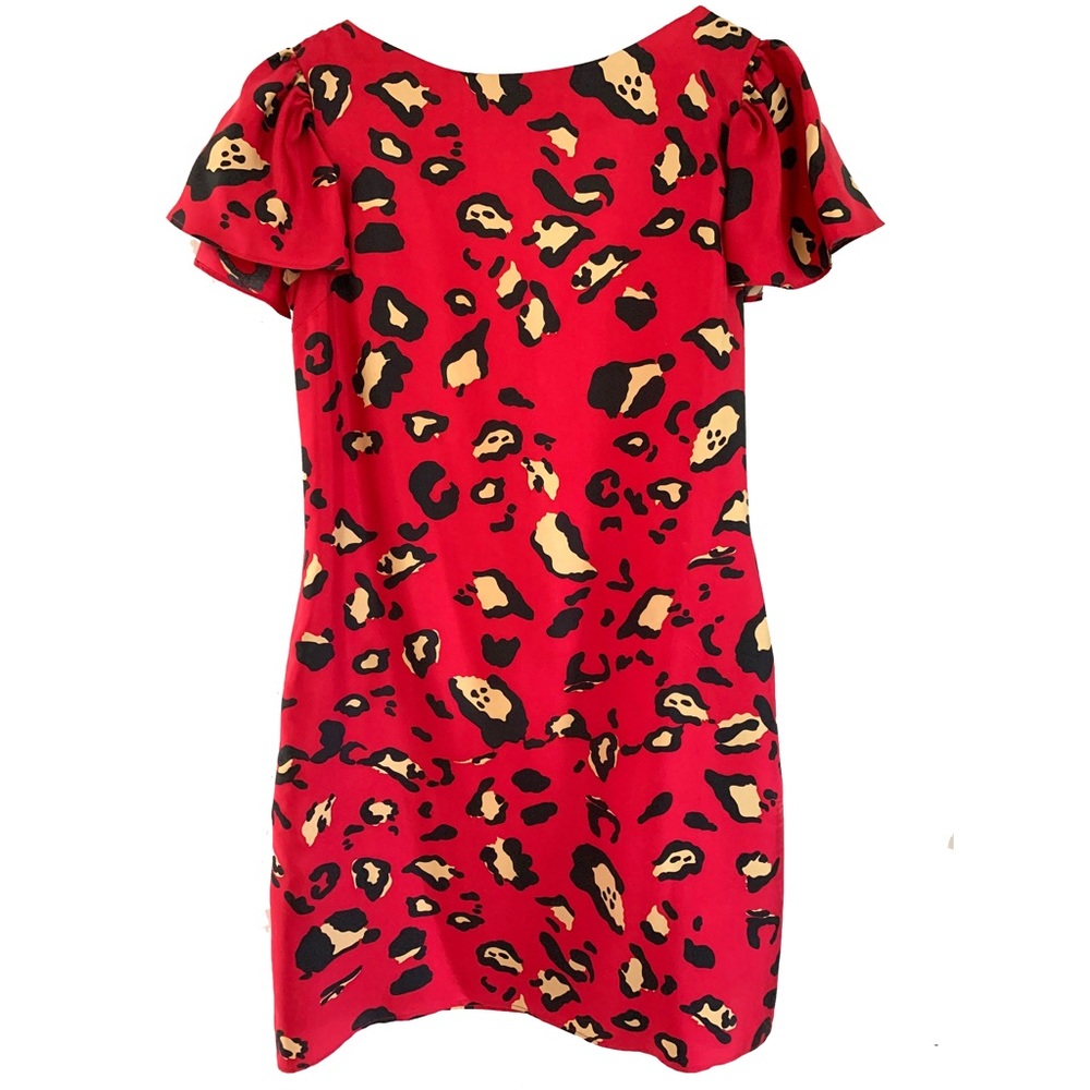 Britt Ryan Leopard Print Mini Dress